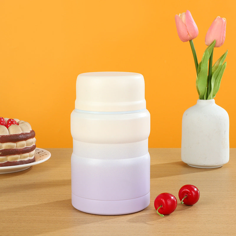 Large Capacity Portable Stainless Steel Household Insulation Braised Cup Thermal Pot Lunch Box