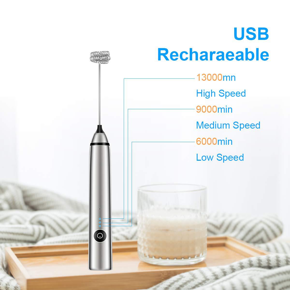 Rechargeable Milk Frother Small Milk Frother