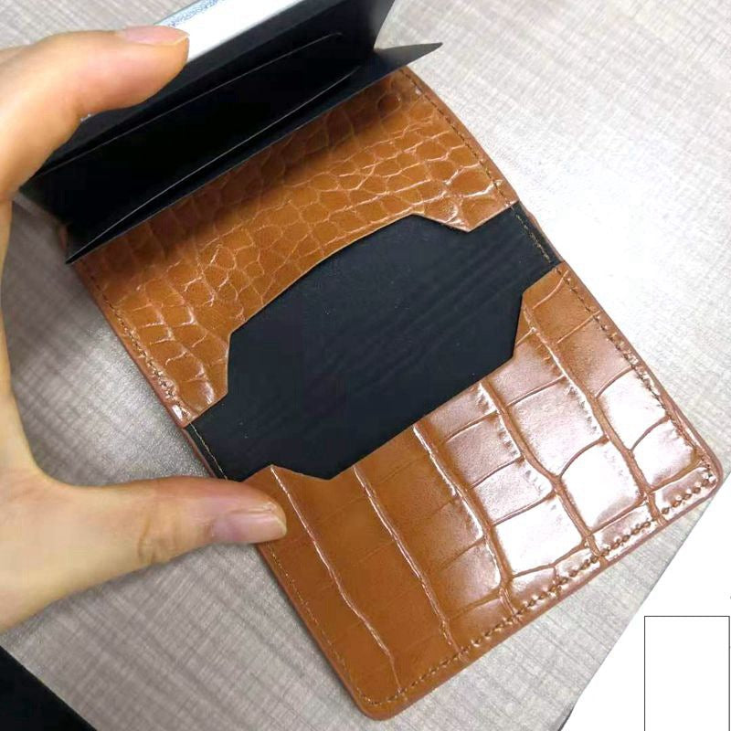 Pattern Wallet Metal Cartridge Automatically Pops Up