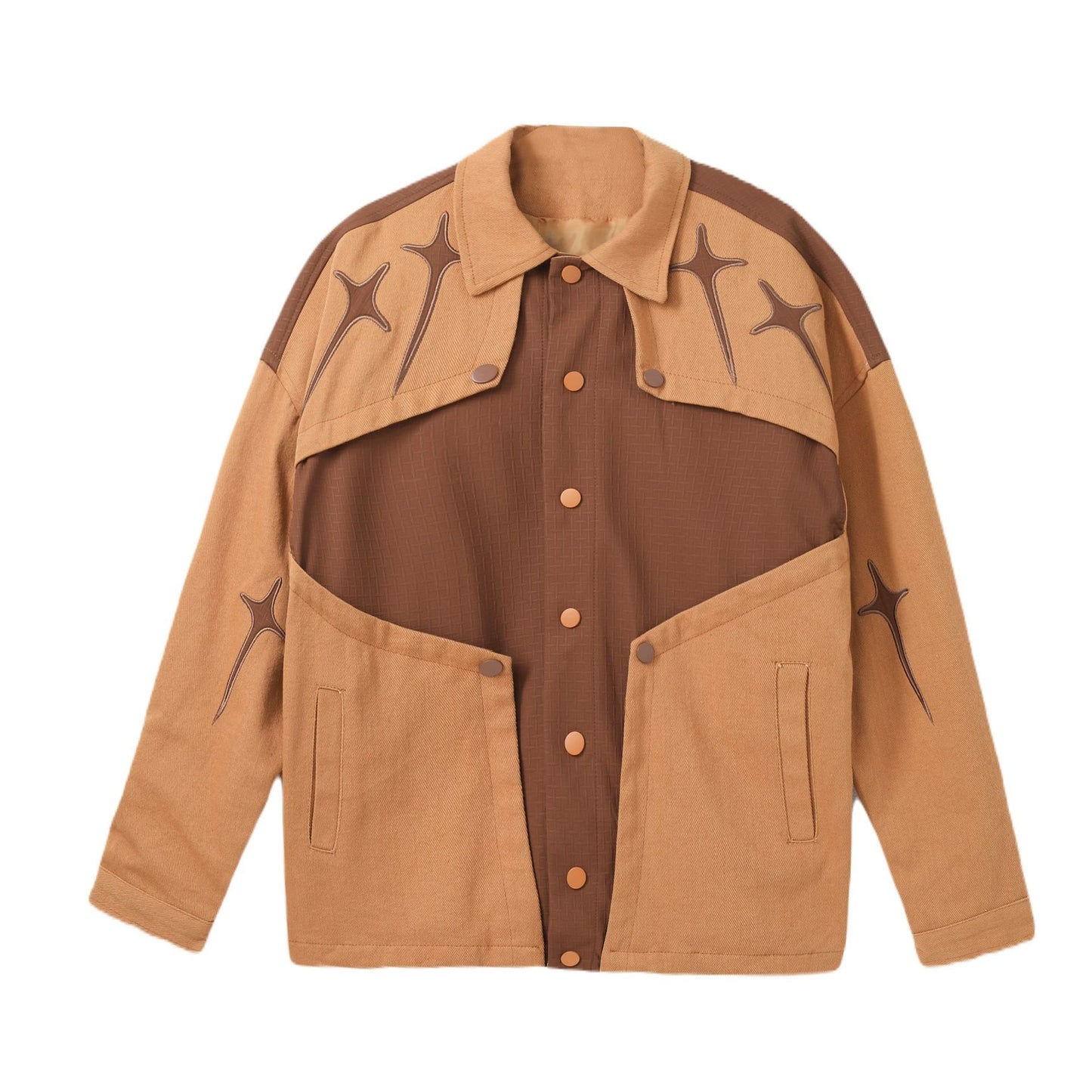 Loose Maychao Stitching Jacket Coat