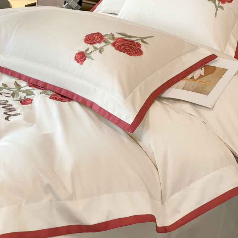 Home Textile High-end Affordable Luxury Cotton Long-staple Cotton Four-piece Set