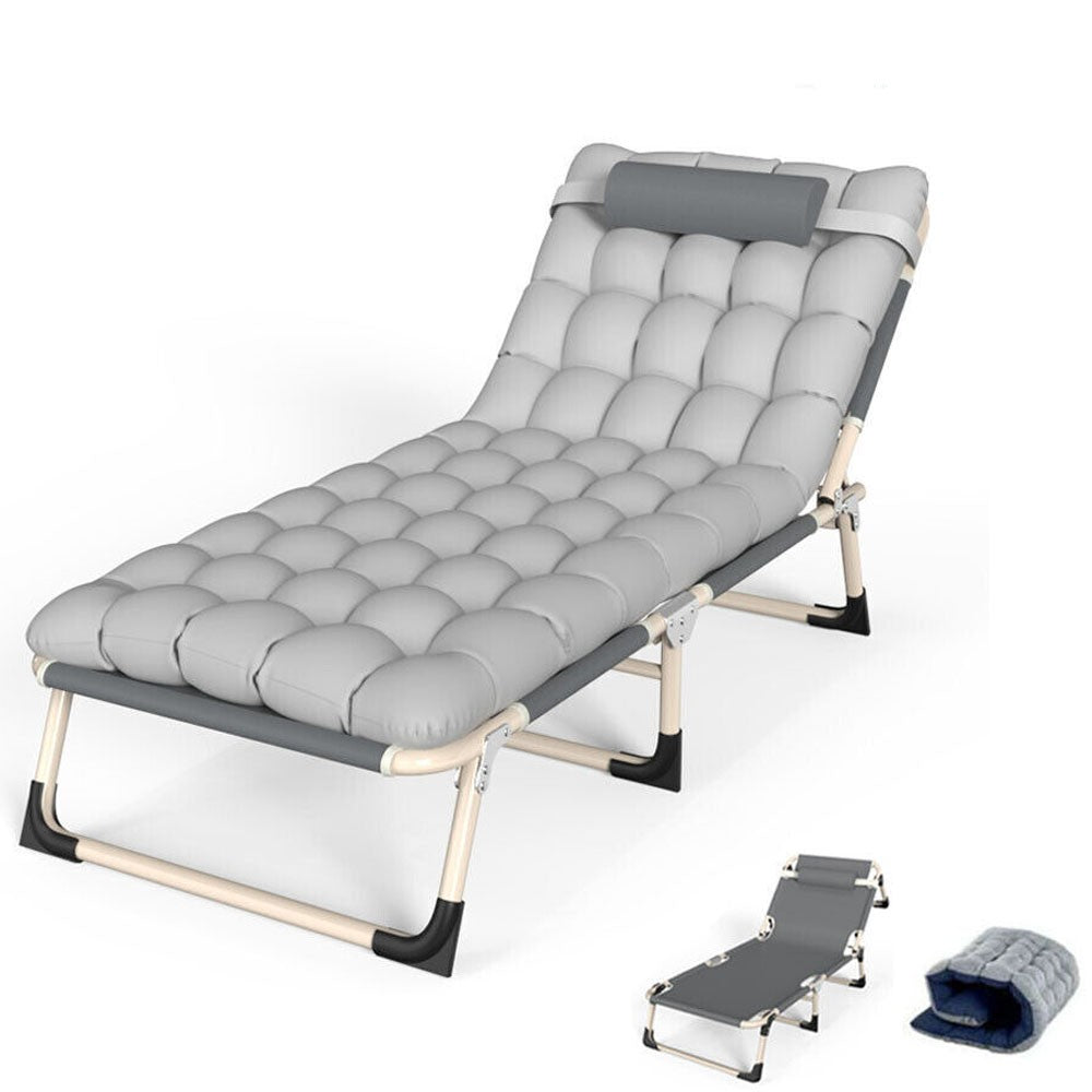 Folding Bed Camping Travel Heavy Duty Foldable Lightweight With Mattress