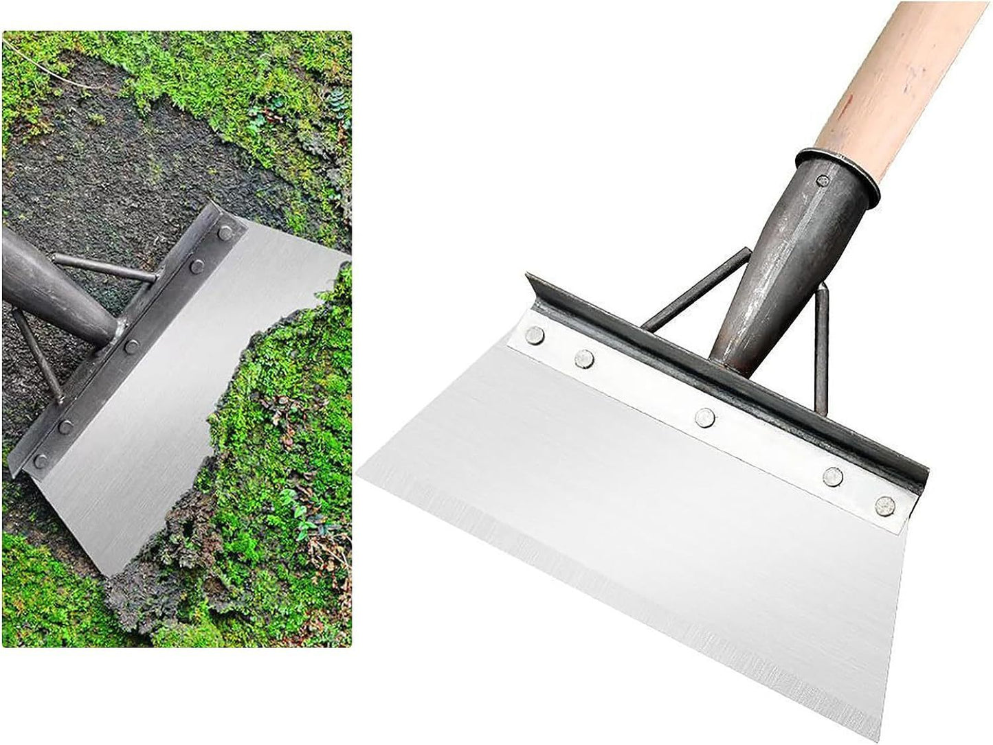 Multifunctional Outdoor Garden Cleaning Shovel Weed Cleaner Tool Thickened Saw Blade Steel