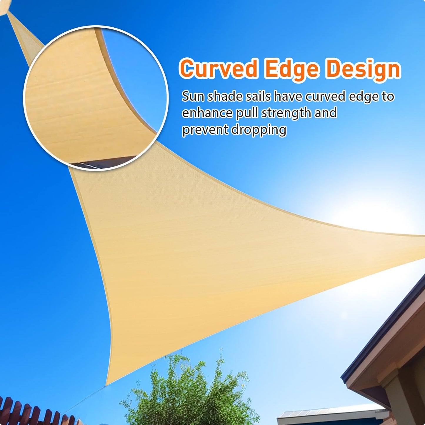 Prohibited From Sale On Amazon XISHAN 10'X10'X14' Dark Grey,Mocha,Sand,Light Grey HDPE Sunshade Sail, 160 Grams