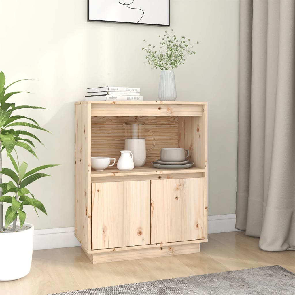 Sideboard 60x Solid Pine Wood   Sideboard 60x