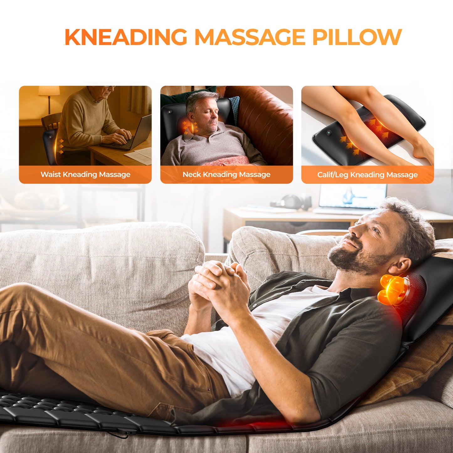 Amazon Restricted Products  Foldable Massage Mattress Controller With Smart Heating And Timer, Perfect For Full-body Relaxation At Home, Portable And Convenient For Home Use