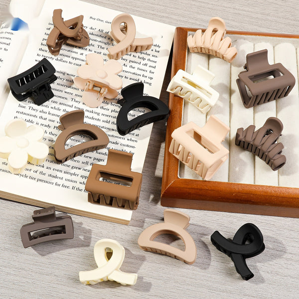 Frosted Hair Clip Cute Hair Updo Grip Women's High Hair Accessories