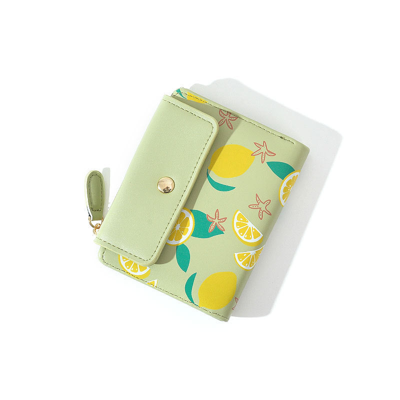 Women's Fashion Simple Tri-Fold Wallet Coin Purse