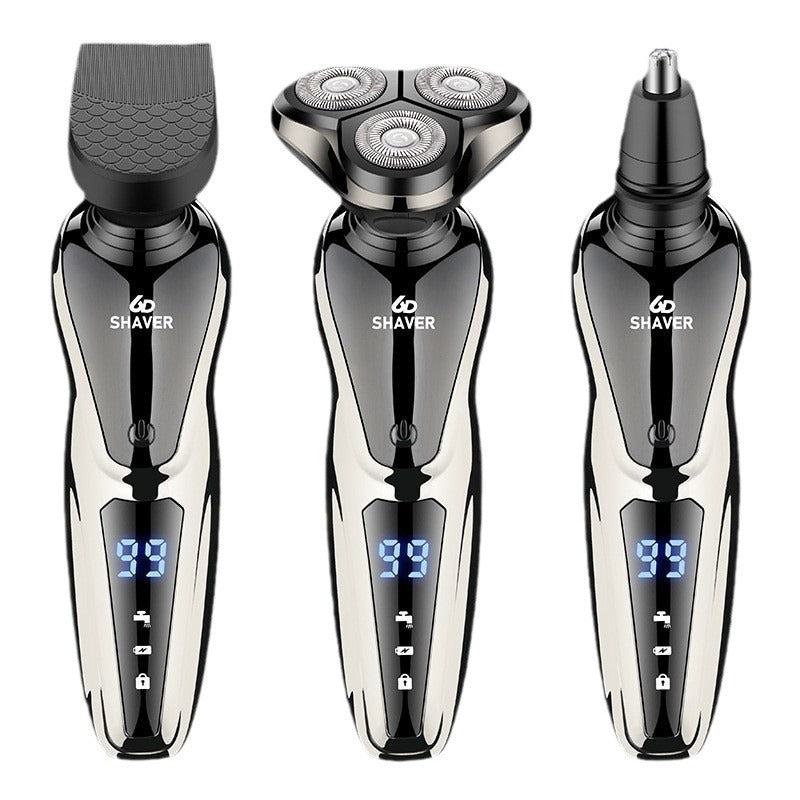 Smart Power Display Fast Charge Fully Washable Multi-function Electric Shaver
