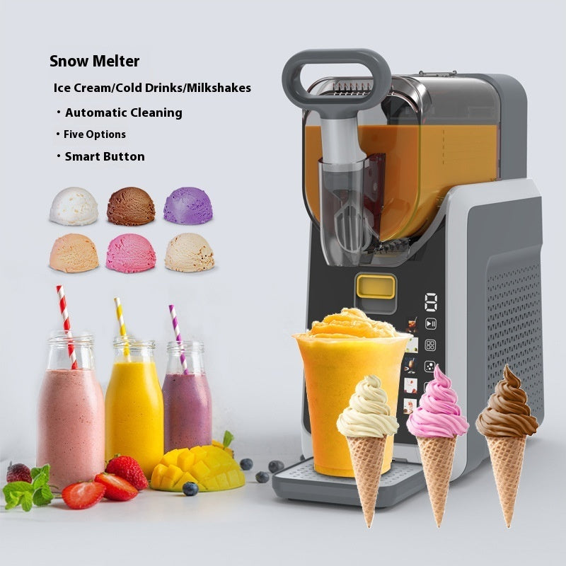 Ice Cream Machine Commercial Ice Cream Melting Snow