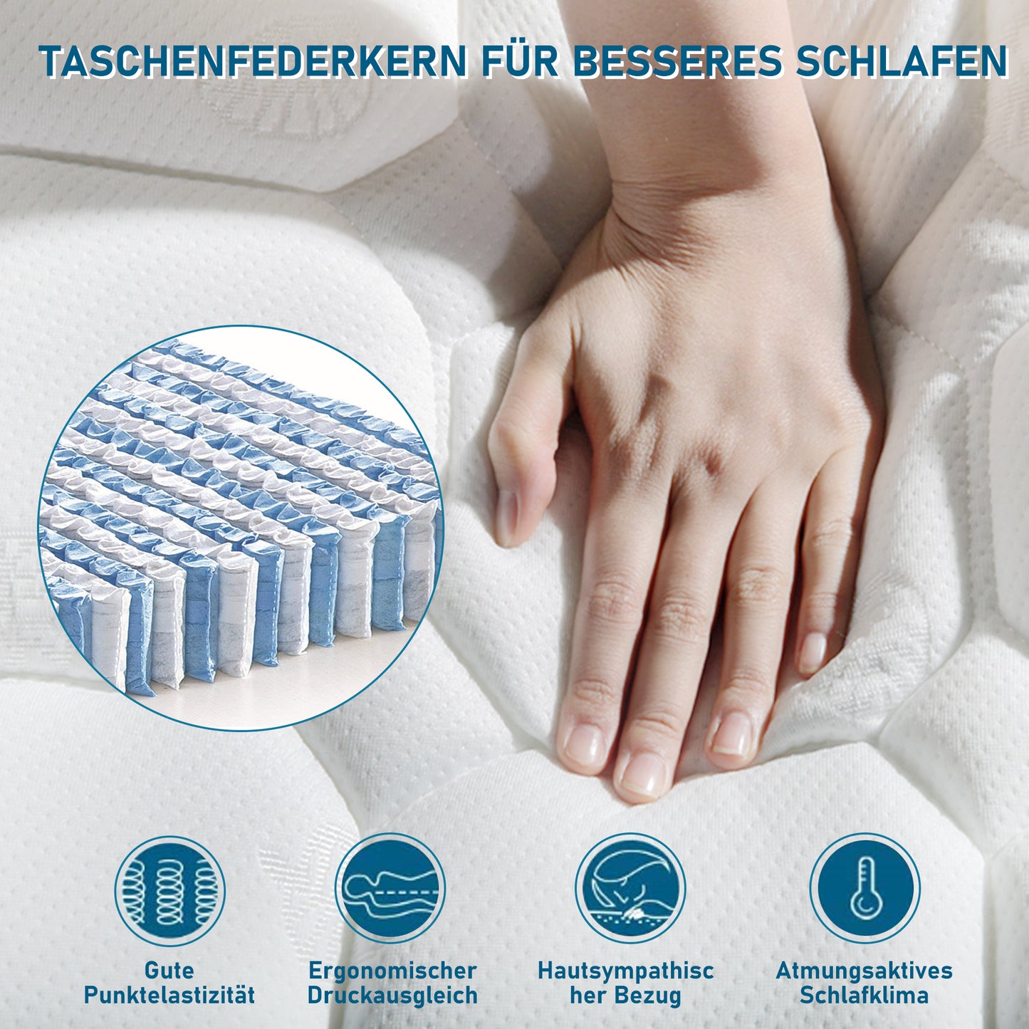 Federkernmatratze Aus Polyester