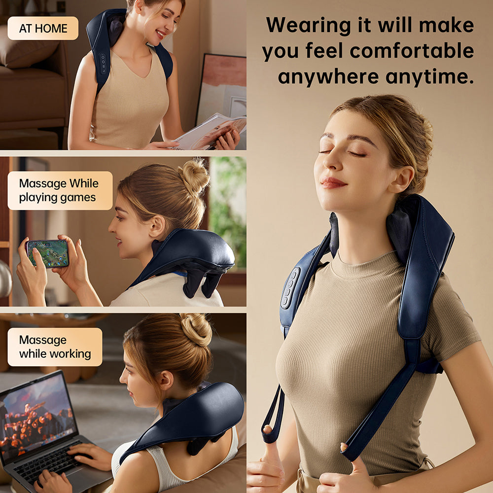 Cordless Shiatsu Neck And Back Massager