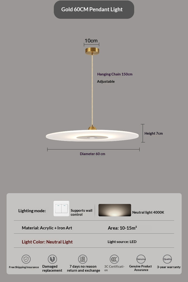 Modern Minimalist Chandelier With A Light-luxury Nordic Aestheticcreative Lighting For A Sleek Understated Look