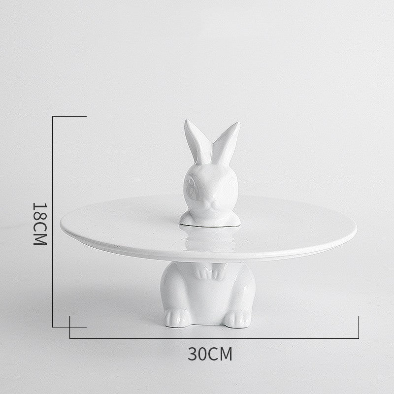 Nordic Lovely Rabbit Fruit Plate