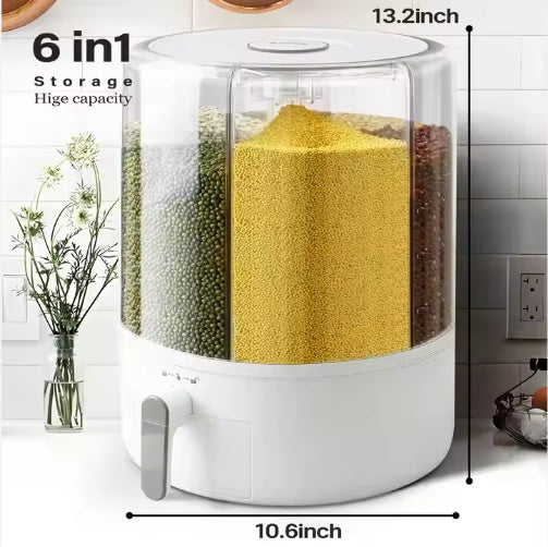 Rice Storage Containers Food Grain Cereal Bins Pet Food Storage Yikexiomi Bucket