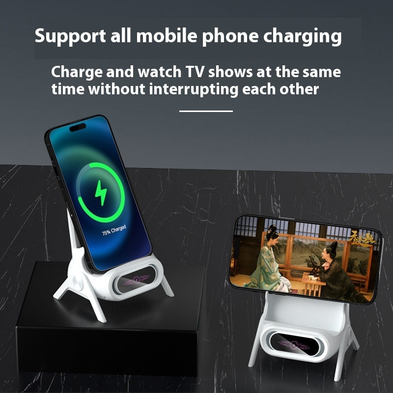 Wireless Charger Horizontal And Vertical Sound Amplifier Automatic Induction