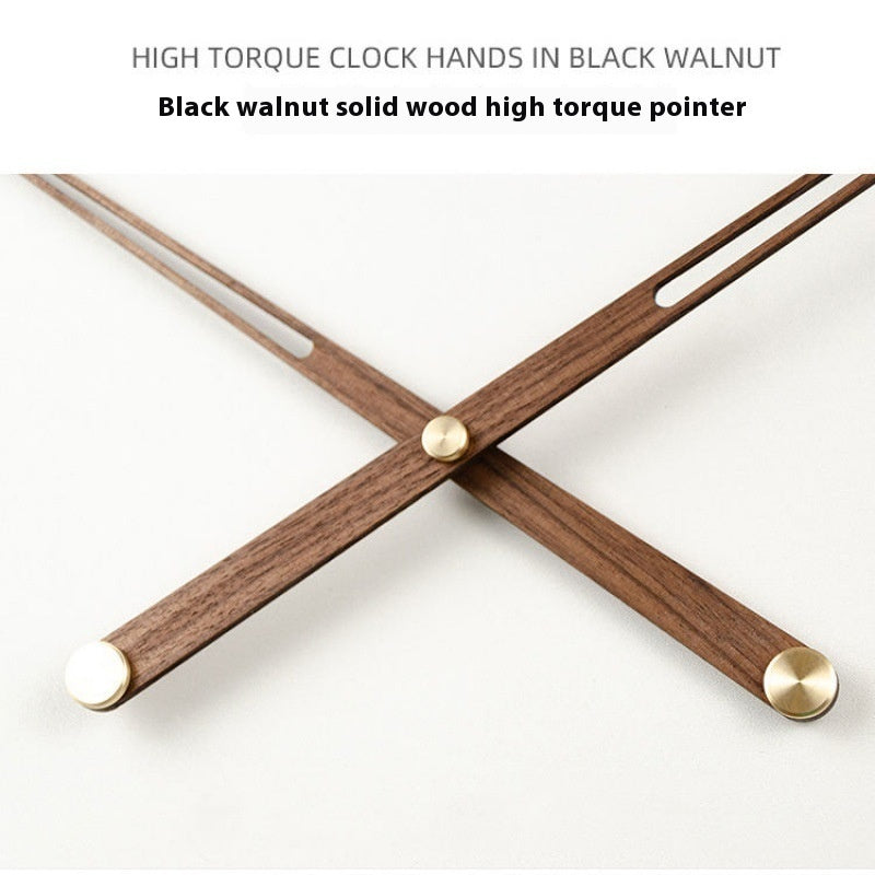 Light Luxury Ins Mute Grille Wall Clock Personality