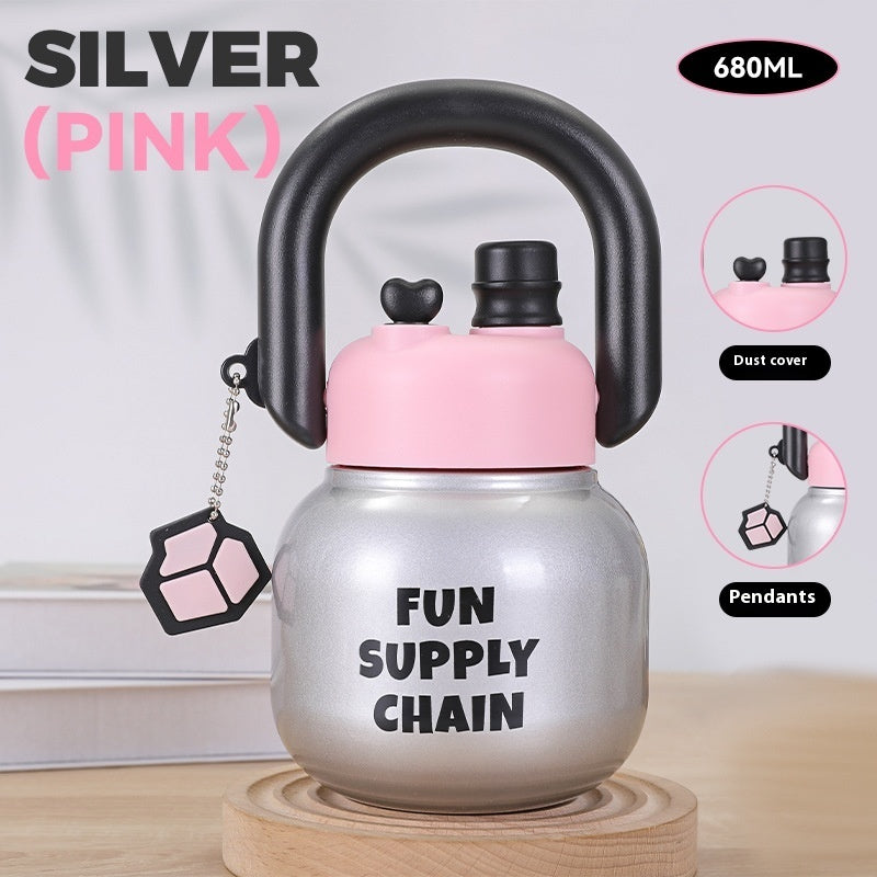 Double Drinking Cup Stainless Steel Insulation Large Capacity