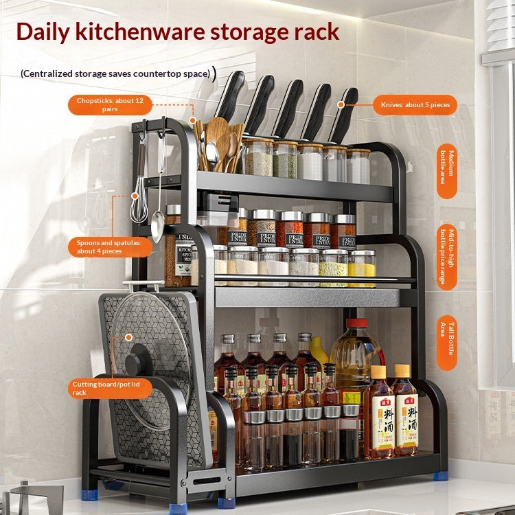 Kitchen Storage Shelf Floor Storage Rack