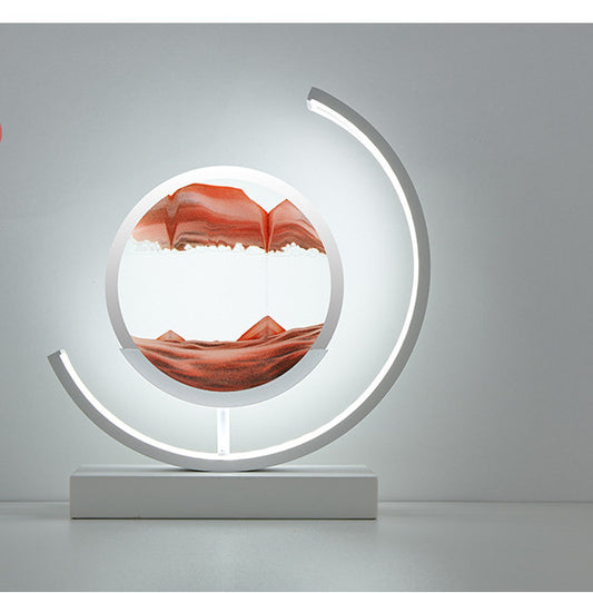 High-end Business Gifts Quicksand Painting 3D Living Room Decorations Lights Creative Lamp Led Lights