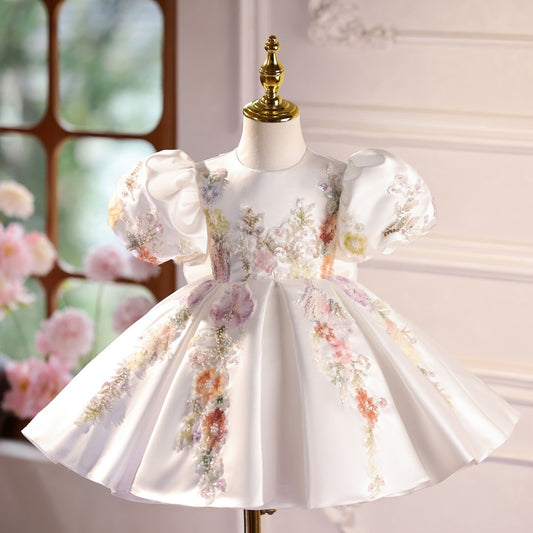 Host's Dress Girls' Piano Performance Costume Light Luxury