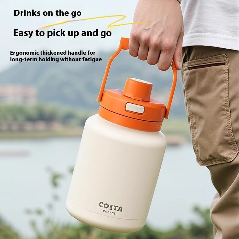 Household Large Capacity Vacuum Cup Stainless Steel Kettle