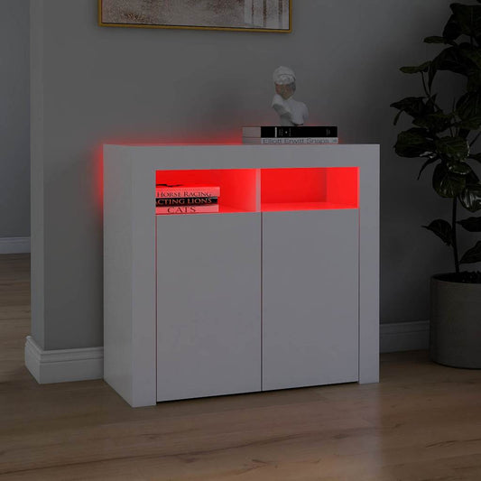 Sideboard with LED lights 80x   Sideboard with