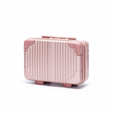 Portable Suitcase Female Small 14-inch MMakeup Box