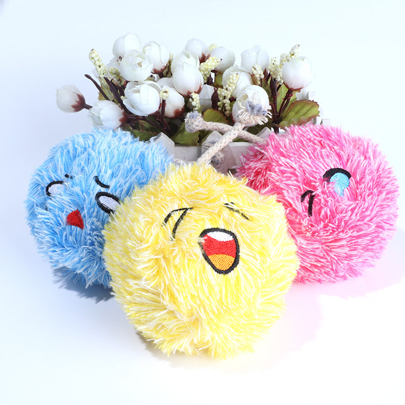 Velvet Molar Pressing Sound Cute Pet Toy