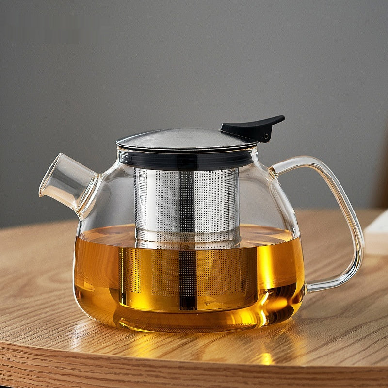 Large Capacity Teapot Household Heat-resistant Stainless Steel Filter Boiling Kettle
