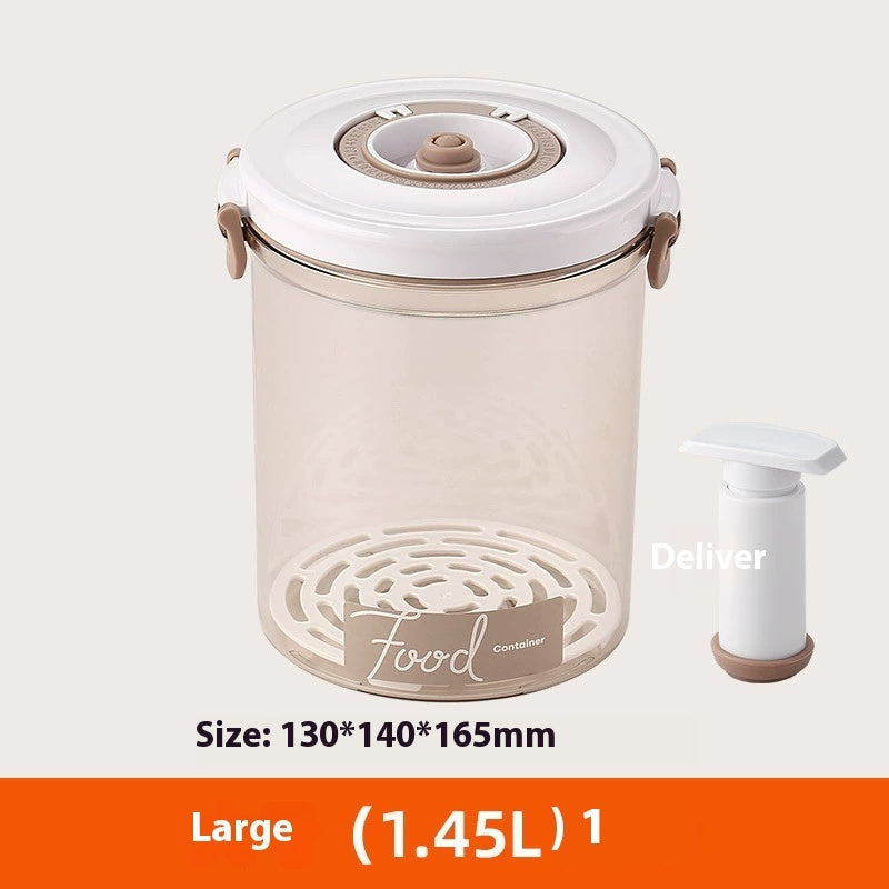Food Vacuum Storage Box With Free Vacuum Kitchen Sealer Container Transparent Organization Sealed Tank Cans Lunch Box Gift