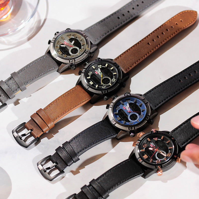 Engraved KAT-WACH cross-border new men's high-end sports watch waterproof luminous quartz watch men