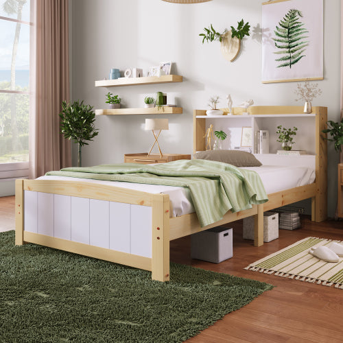 Einzelbett Aus Massivholz