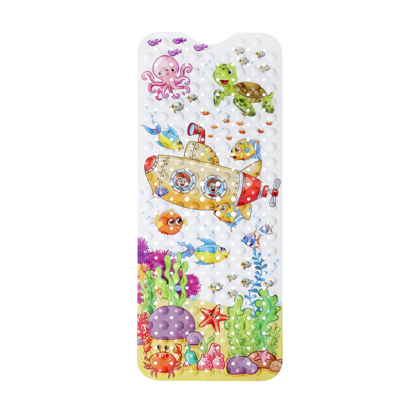 Printed Children's Lengthened PVC Bathroom Mat