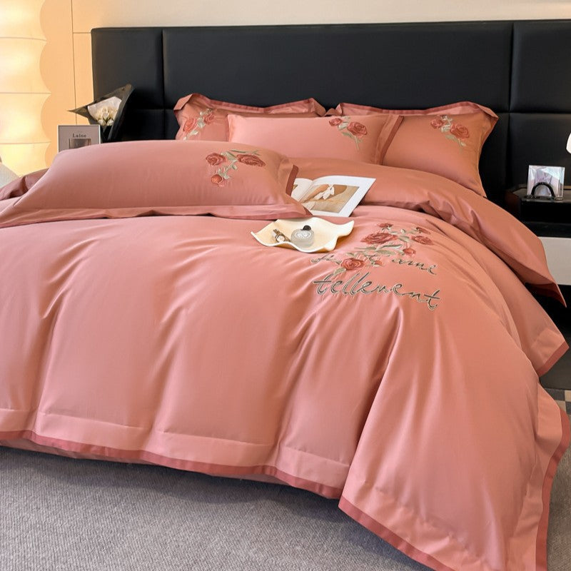 Home Textile High-end Affordable Luxury Cotton Long-staple Cotton Four-piece Set