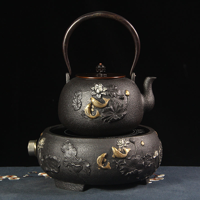 Electric pottery iron pot