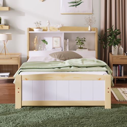 Einzelbett Aus Massivholz
