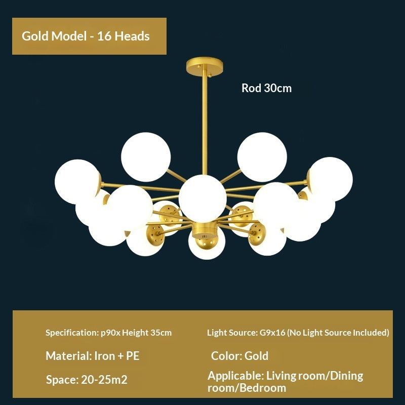 Modern Minimalist Crystal Creative Magic Bean Molecular Lamp