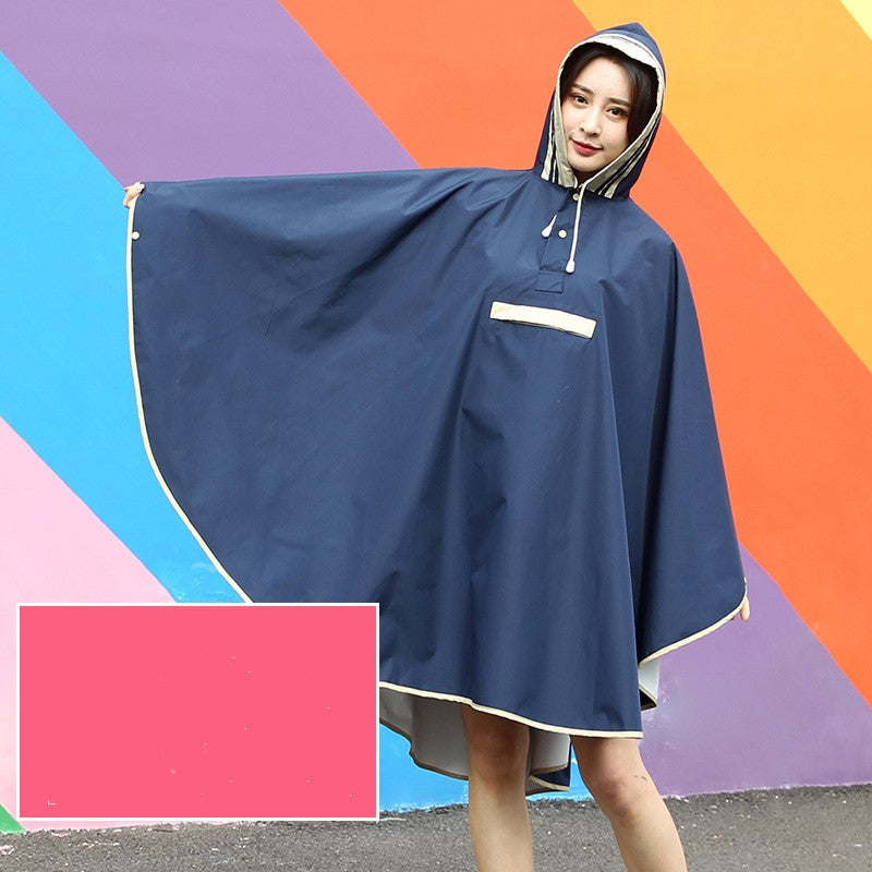 Hiking bike raincoat cloak
