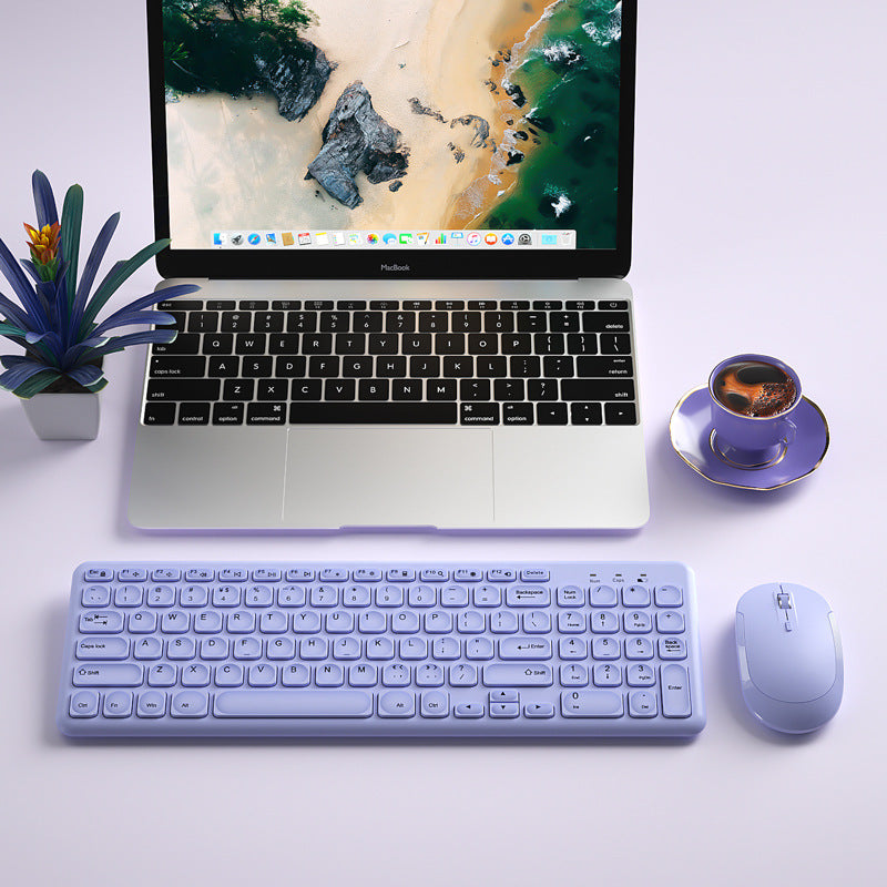 Office Thin Silent Computer Notebook Keyboard And Mouse