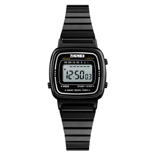 Waterproof steel mesh strap ladies watch