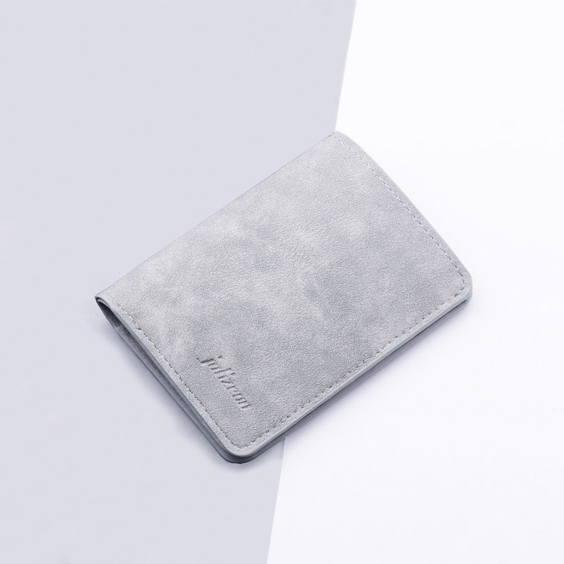 Ultra-thin Multifunctional Driving License Leather Case Multi Card Slots Wallet
