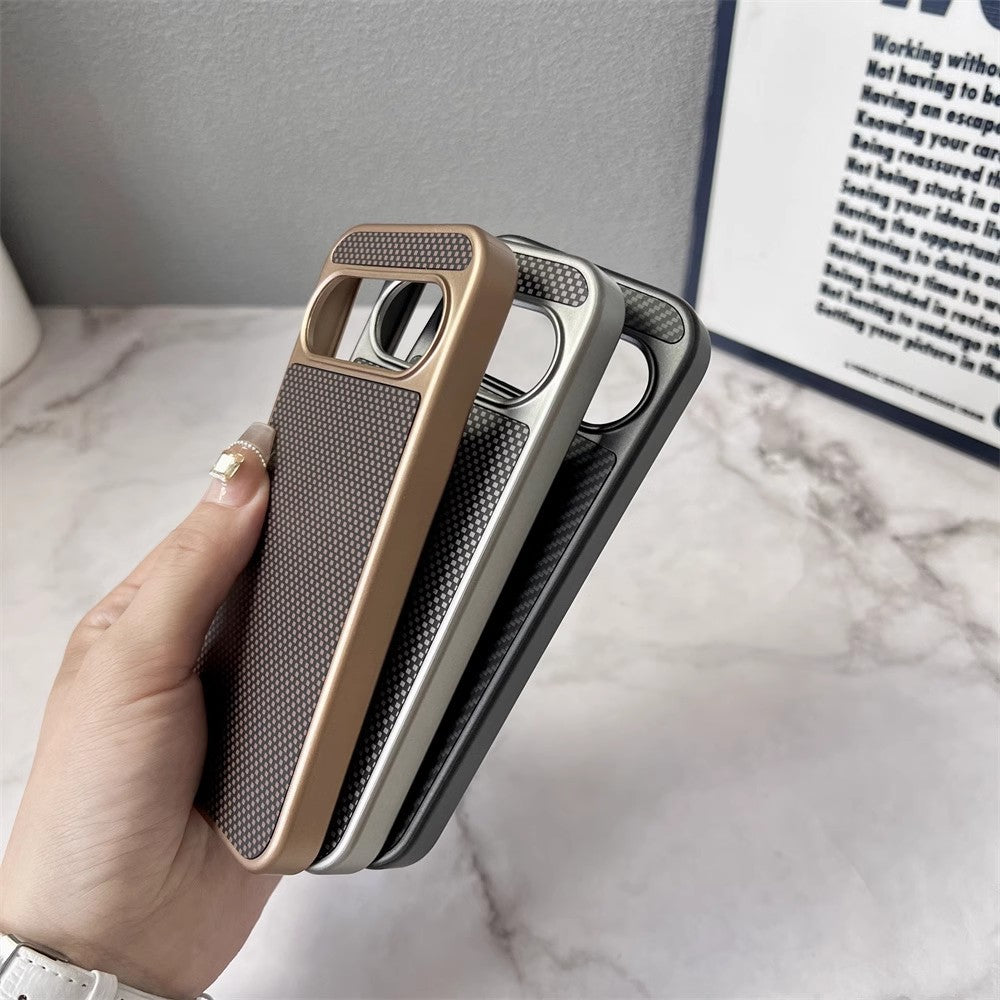 Fashion Personality Carbon Fiber Texture Phone Case
