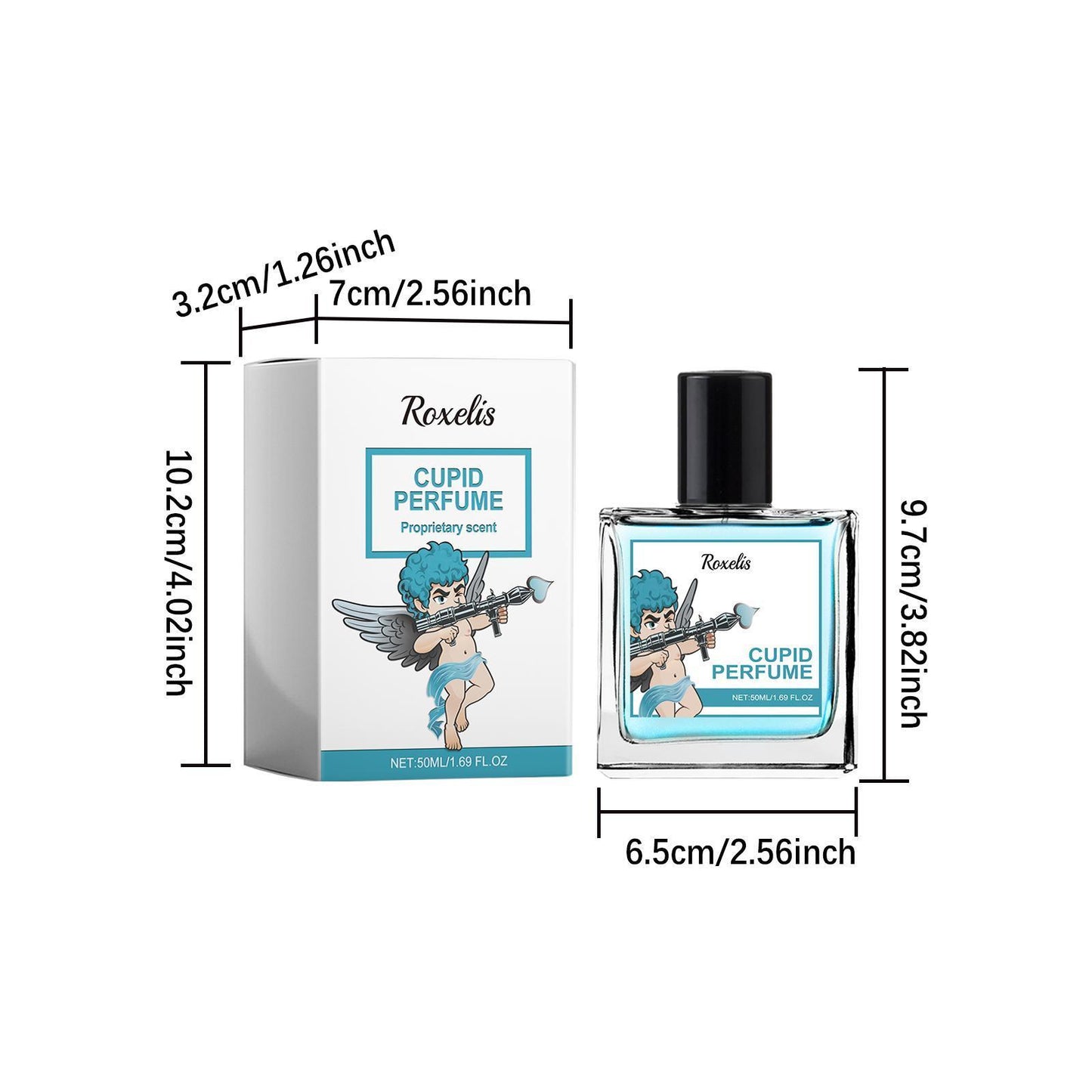 Roxilis Cologne Cupid Eau De Parfum Spray, A Gentle And Elegant Portable Perfume Suitable For Couples To Create An Atmosphere For Dating