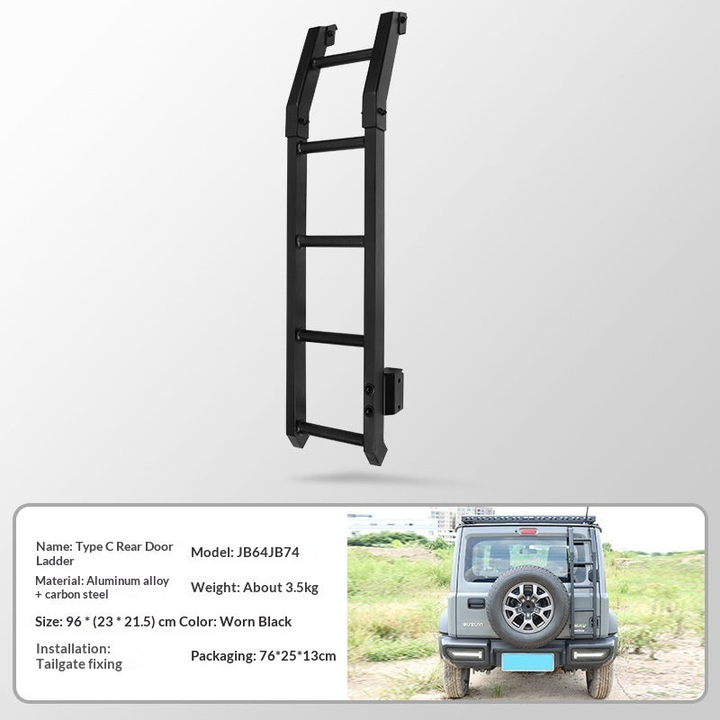 Aftermarket Accessories Aluminum Alloy Rear Door Tail Ladder Rear Step Ladder