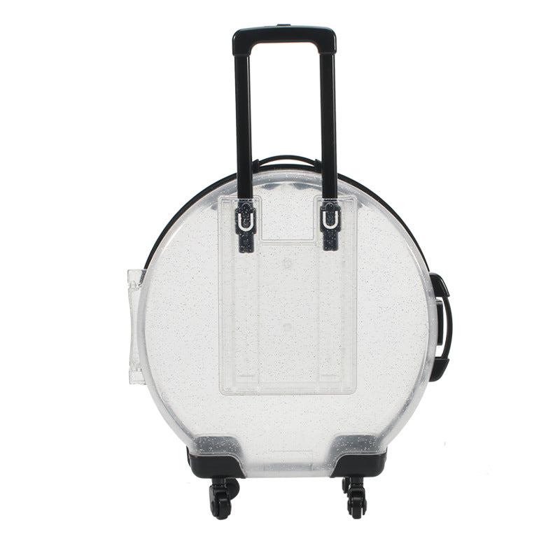 Children's Simple Cartoon Mini Suitcase Shape Storage Box