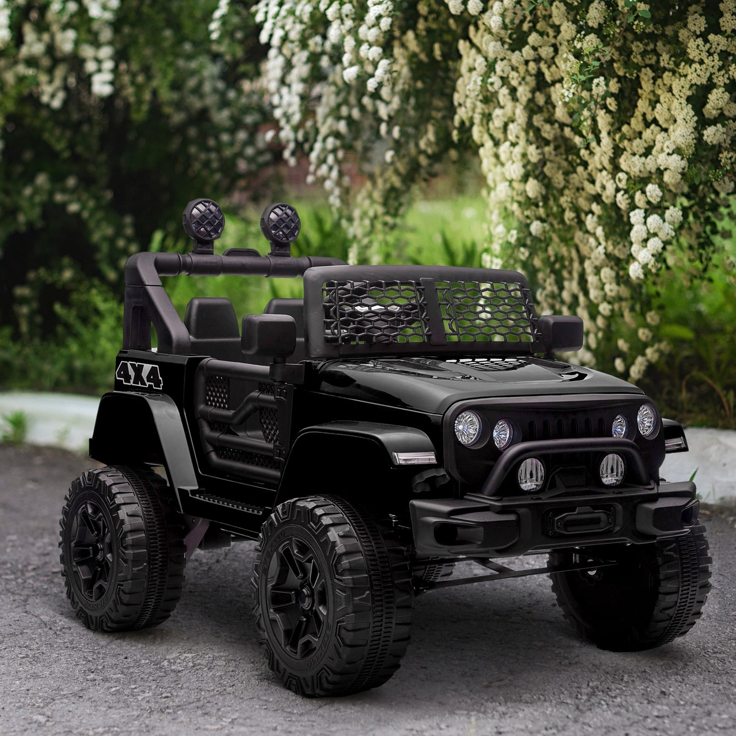12V Battery Powered Kids Ride On Car Off Road Truck Toy w/ Parent Remote