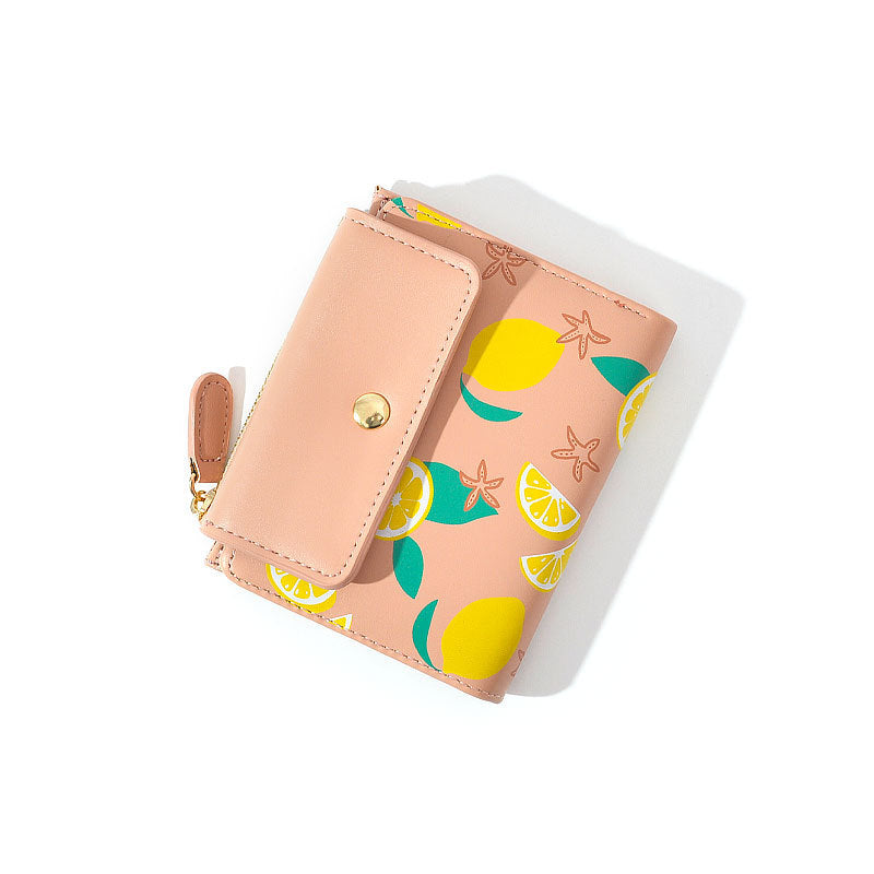 Women's Fashion Simple Tri-Fold Wallet Coin Purse