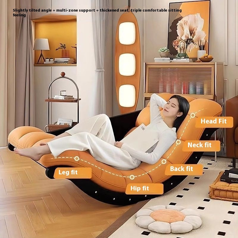 Multifunctional Single Rocking Chair Banana Sofa Recliner