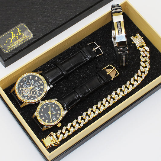 Lamborghini M5 design watch gold